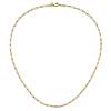 14k Yellow Gold Classic Slender Paper Clip Link Necklace