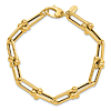 14k Yellow Gold Ladies' Jax Link Bracelet 7.5in