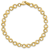 14k Yellow Gold Classic Infinity Symbol Bracelet 7in