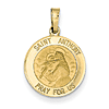 14kt Yellow Gold 9/16in Saint Anthony Medal Charm