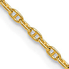 14k Yellow Gold 18in Mariner Link Chain 1.5mm