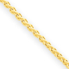 14kt Yellow Gold 1.1mm Spiga Chain
