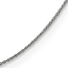 14kt White Gold Cable Chain .60mm