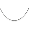 14k White Gold 20in Diamond-cut Cable Chain .95mm