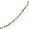 Kids' 14k Yellow Gold 14in Singapore Chain 1mm