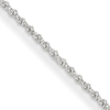 14kt White Gold 1.1mm Baby Rope Chain