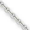 14kt White Gold Cable Chain 1.9mm