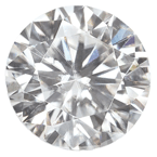 Round Pure Light Moissanite Stones