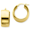 14kt Yellow Gold 5/8in Huggie Earrings 9.75mm