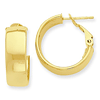 14kt Yellow Gold 5/8in Huggie Earrings 6.75mm