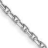 Herco Platinum 8in Fancy Oval Link Bracelet 5mm