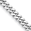 Herco Platinum 8in Heavy Curb Link Bracelet 10.5mm