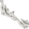 Sterling Silver 7in Dolphin Charm Bracelet