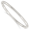 Sterling Silver Hinged Bangle Bracelet 7in