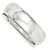 Sterling Silver 7 1/4in Diamond-cut Hollow Bangle Bracelet 20mm