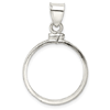 Sterling Silver Bezel Pendant for Nickel