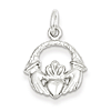 Sterling Silver 1/2in Claddagh Charm