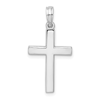 Sterling Silver Latin Cross Pendant 3/4in