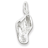 Sterling Silver 3-D Baby Shoe Charm