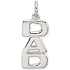 Sterling Silver 3/4in DAD Charm