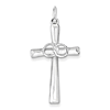 Sterling Silver Holy Matrimony Cross Pendant 1 1/4in