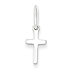 Sterling Silver 9/16in Slender Cross Charm