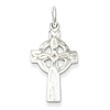 Sterling Silver 7/8in Celtic & Iona Cross Charm