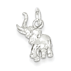 Sterling Silver 5/8in 3-D Elephant Charm