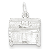 Sterling Silver 3-D Piano Charm