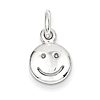 Sterling Silver Happy Face Charm