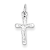 Sterling Silver 1/2in Crucifix Charm