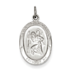 3/4in Engravable St. Christopher Medal - Sterling Silver