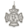 Sterling Silver 5/8in St. Florian Badge Charm