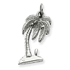 Sterling Silver Leaning Palm Tree Charm