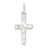 Sterling Silver 5/8in Crucifix Charm
