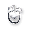 Sterling Silver Polished Apple Charm
