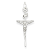 Sterling Silver 1in Slender INRI Crucifix