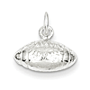 Sterling Silver Football Charm