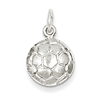Sterling Silver Flat Soccer Ball Charm