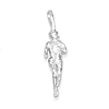 Sterling Silver Runner Pendant 7/8in