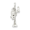 Sterling Silver Trumpet Charm