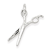 Scissors Charm 15/16in - Sterling Silver