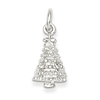 Sterling Silver 1/2in Christmas Tree Charm