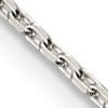 Sterling Silver 1.5mm Beveled Cable Chain