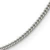 Sterling Silver 1.75mm Flat Curb Chain