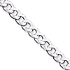 Sterling Silver 8mm Curb Chain