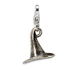 Sterling Silver 3-D Antiqued Witch's Hat Charm