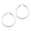 Sterling Silver 2in Round Hoop Earrings 5mm