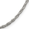 Sterling Silver 2.45mm Loose Rope Chain