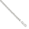 Sterling Silver 4mm Rolo Bomb Chain